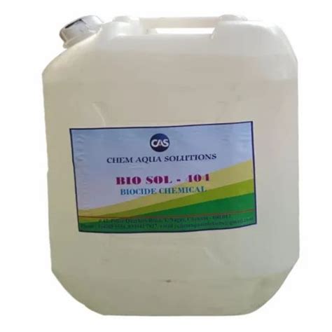 BIO SOL 404 Water Treatment Biocide Chemical Packaging Size 35 L At