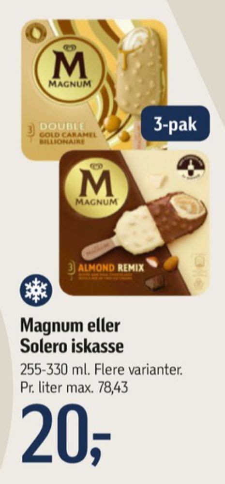 Magnum ispinde tilbud hos Føtex