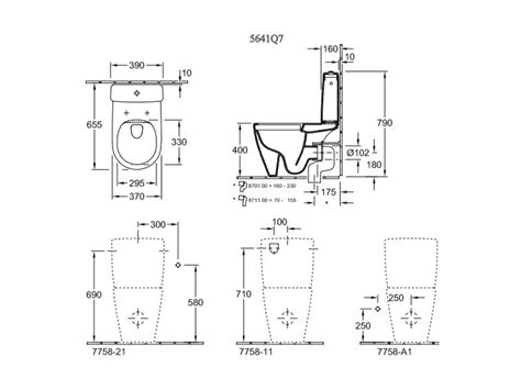 WC à poser compact sans bride VILLEROY ET BOCH Avento avec abattant