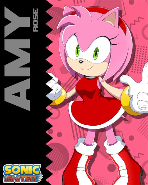 Here Are Character Posters I Made For Sonic Tails Knuckles And Amy For Sonic Ignited R