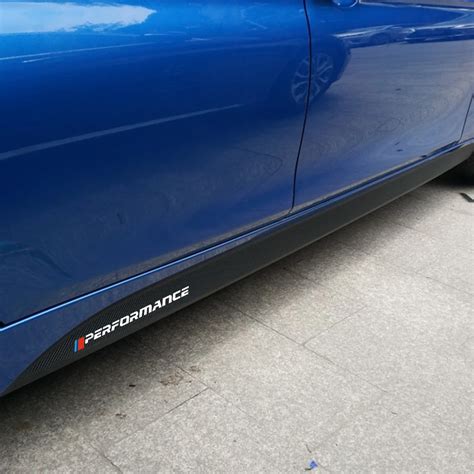 Bmw Car Door Side Skirt Stripes Sticker Pcs M Performance