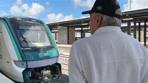 Realiza Obrador Primer Recorrido De Supervisi N A Bordo Del Tren Maya