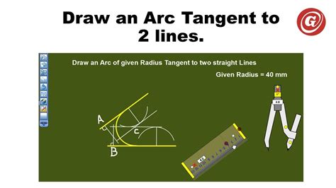 Arc Tangent To 2 Straight Lines YouTube