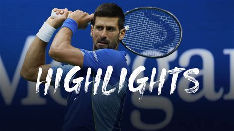 Us Open Gojo Djokovic Les Temps Forts Du Match Vid O Tennis