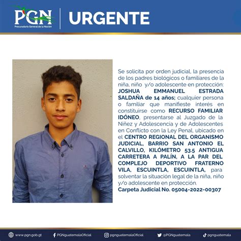 JOSHUA EMMANUEL ESTRADA SALDAÑA Procuraduría General de la Nación PGN