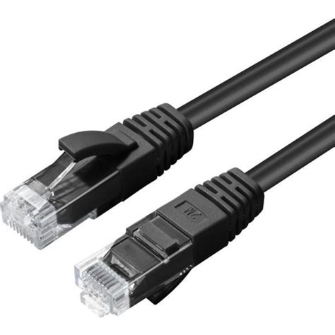 MicroConnect CAT6 UTP netværk kabel 7 5m sort Lomax