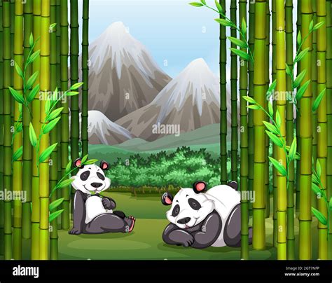 Panda Wallpaper Stock Vector Images Alamy