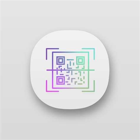 Qr Code Scanning App Icon Ui Ux User Interface D Code Reading App