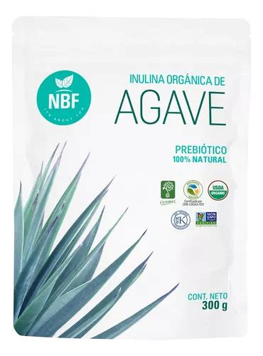 Inulina De Agave Orgánica Nbf 300gr Meses sin interés