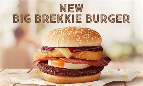 Mcdonalds Australia Launches Big Brekkie Burger Daily Mail Online