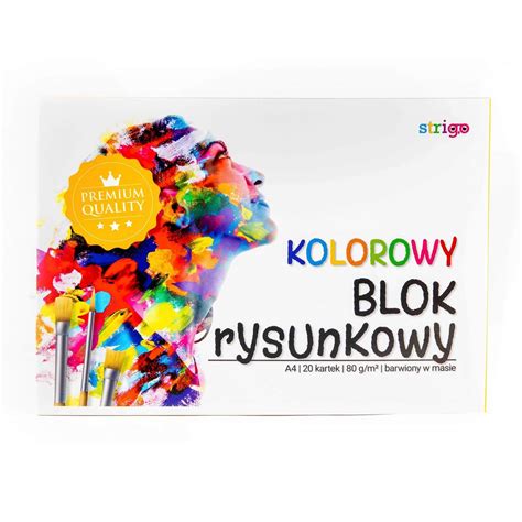 Blok Rysunkowy Kreatywne Nowoczesne Moc Pisania