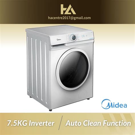 Midea 75kg Inverter Motor Front Load Washer Mf100w75 Shopee Malaysia