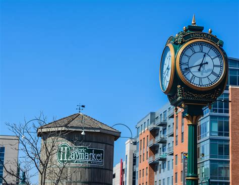 Historic Haymarket District In Lincoln Nebraska