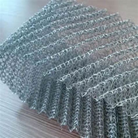 Nickel Ginning Knitted Wire Mesh Manufacturer Supplier Exporter In