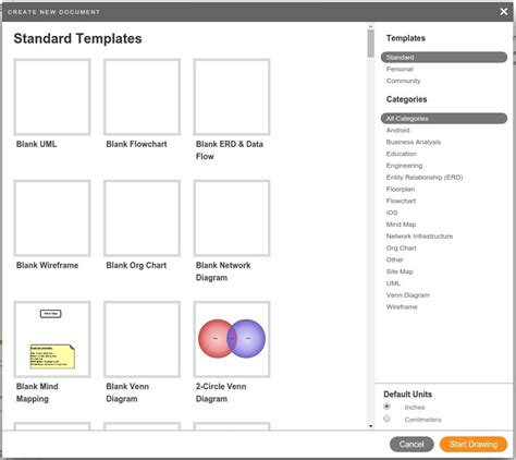 Lucidchart Wireframe Templates