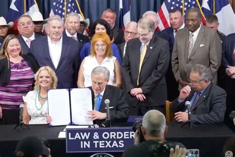 Abbott Signs Eight Public Safety Bills Into Law Texas