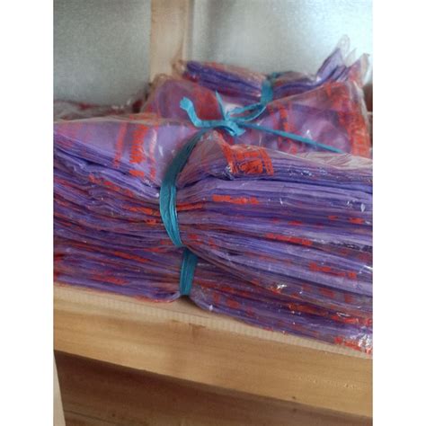 jual kresek ungu kresek berkat  gendel isi  pcs shopee indonesia