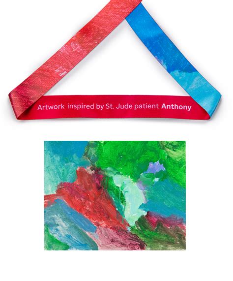 St Jude Patient Art Anthony Retractable Lanyard St Jude T Shop