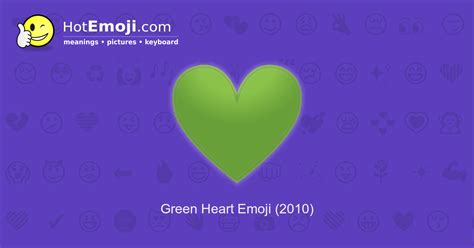 💚 Green Heart Emoji Meaning with Pictures: from A to Z