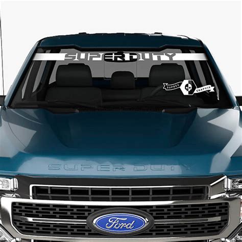 Ford F250 F350 F450 F550 Super Duty 2017 2018 Tailgate Letters Kit Vinyl Sticker