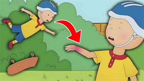 Caillou Crashes Caillou S New Adventures YouTube