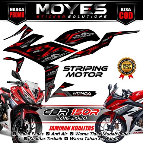 Jual Striping Motor Cbr 150 R Facelift Matrikline Variasi Stiker