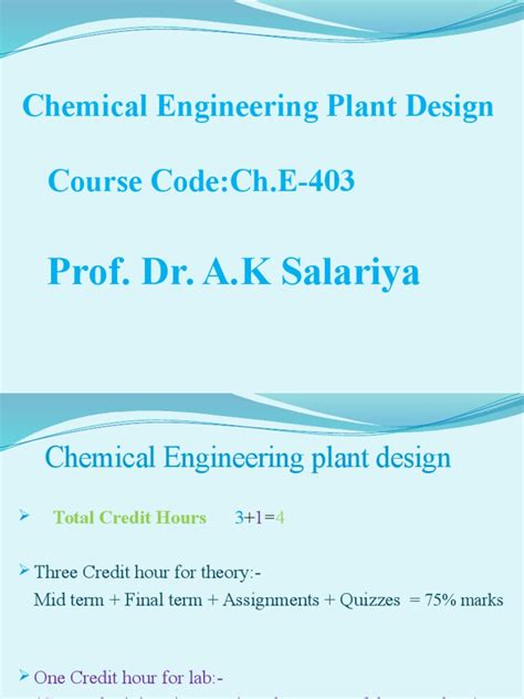 Chemical Engineering Plant Design | PDF | Engineering Design Process ...