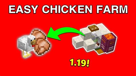 Fully Automatic Easy Cooked Chicken Farm For Minecraft Tutorial Youtube