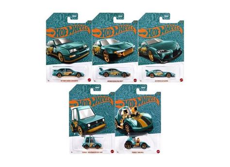 Hot Wheels Set 5 Miniaturas Aniversário 56 Anos Verde E Dourado em Promoção é no Buscapé