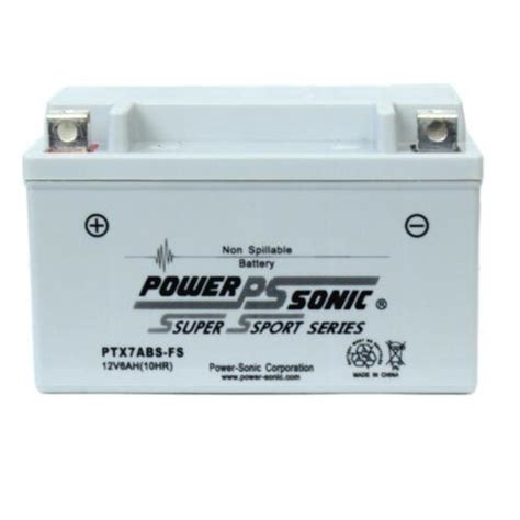 Power Sonic PTX7ABS FS 12V 6AH Replaces Suzuki LT Z90 QuadRacer 90CC 06