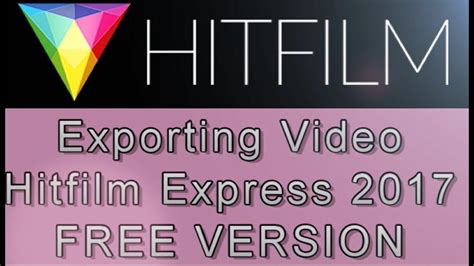 How To Export In Hitfilm Express Oldaca