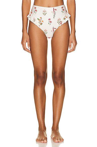 Buy Agua Bendita Jengibre Bikini Bottom In Ivory Neutral At 40 Off