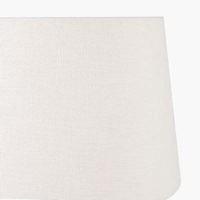 Lys Cm White Self Lined Linen Tapered Cylinder Shade Zurleys