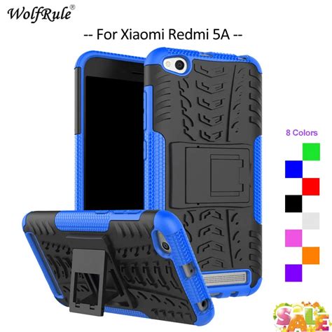 For Cover Xiaomi Redmi 5a Case Wolfrule Tpu And Pc Holder Armor Bumper