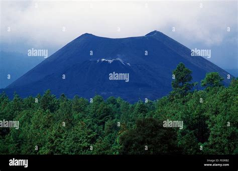 View Of Paricutin Volcano In The Michoacan Guanajuato Volcanic Field