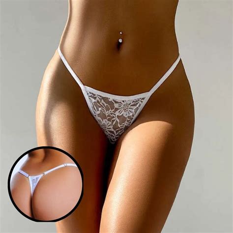 Kit 10 Calcinha De Renda String Fio Dental Tanga Sexy De Regulagem Lingerie Feminina Shopee Brasil
