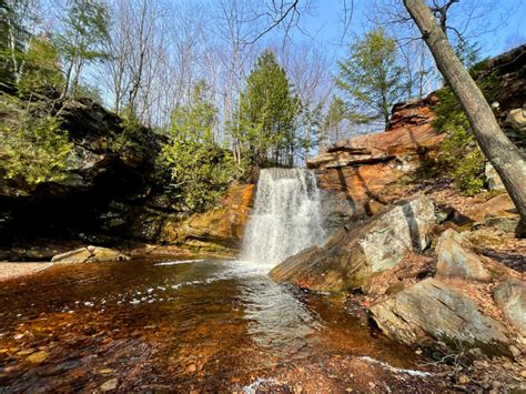 Hungarian Falls Michigan Cold Coast Travel