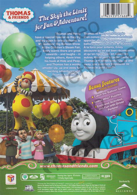 Thomas And Friends Up Up And Away Bilingual On Dvd Movie