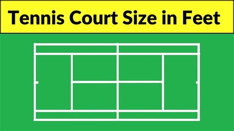 Tennis Court Dimensions: Size, Diagram, Net Dimensions,, 44% OFF