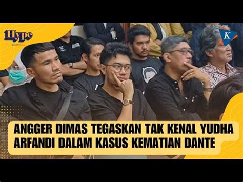 Respons Angger Dimas Ketika Majelis Hakim Tanya Soal Sosok Yudha