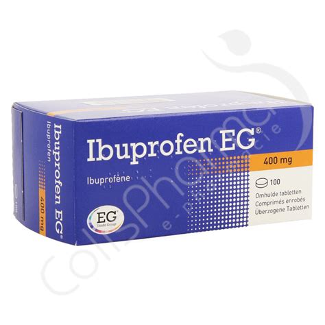 Ibuprofen EG 400mg 100 comprimés