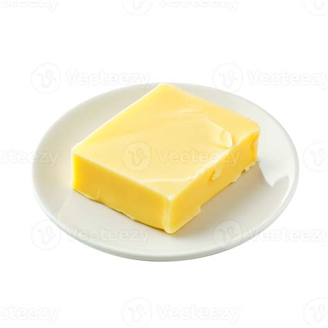 AI generated A butter pat isolated on a transparent background 37276734 PNG