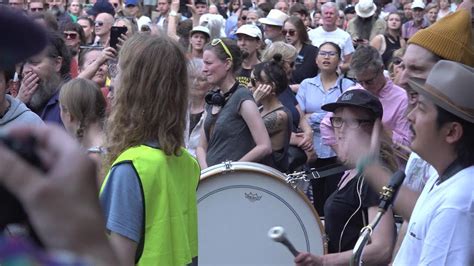 Demonstration mot anmälningsplikt för offentliganställda TV4