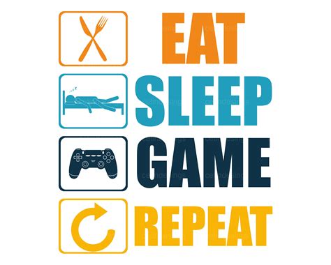 Eat Sleep Game Logo