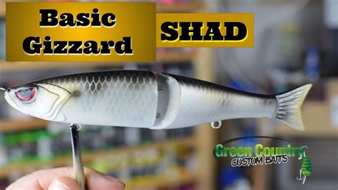 Gizzard Shad Glide Bait Custom Painting Crankbaits YouTube