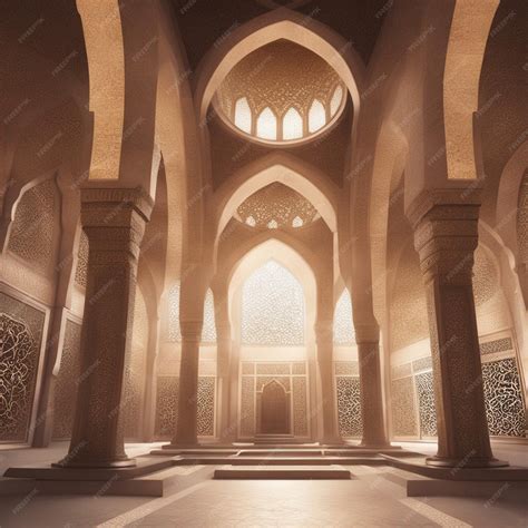 Premium Ai Image Realistic Islamic Background Wallpaper Ai Generated