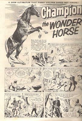 Peter Gray's Comics and Art: CHAMPION!! the wonder horse...CHAMPION!! the wonder horse..