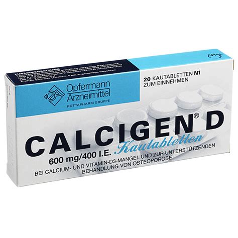 CALCIGEN D 600 Mg 400 I E 20 Compresse Masticabili Erbofarma Farmaci