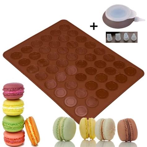 Tapis De Cuisson Macarons Meringues Moule En Silicone Coques