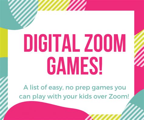 Digital Zoom Game Ideas Deeper Kidmin